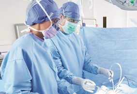 image of perioperative tool in glove